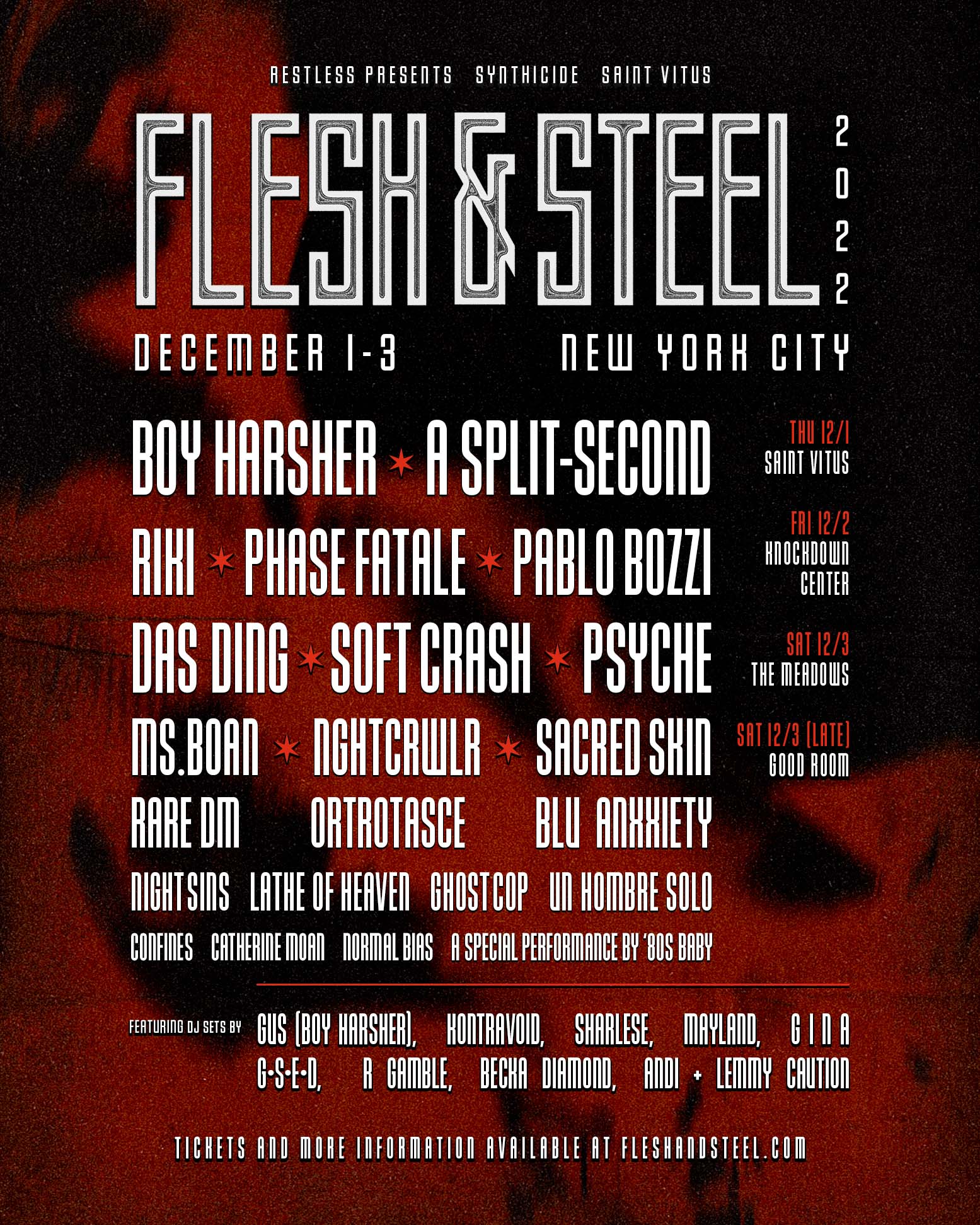 Flesh & Steel Festival Mengumumkan Lineup Menjelang Debut NYC Desember