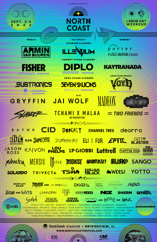 Festival Musik Pantai Utara memperkenalkan jajaran Gelombang Kedua yang menampilkan headliner Subtronics (Pengambilalihan Rekaman Cyclops), Madeon, dan Two Friends