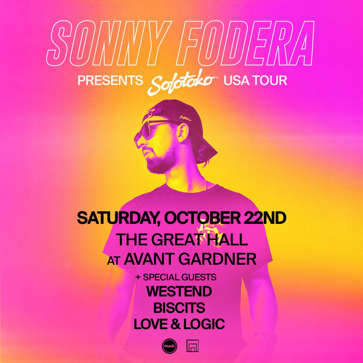 Sonny Fodera Bersiap Untuk Showcase NYC Solotoko di Avant Gardner