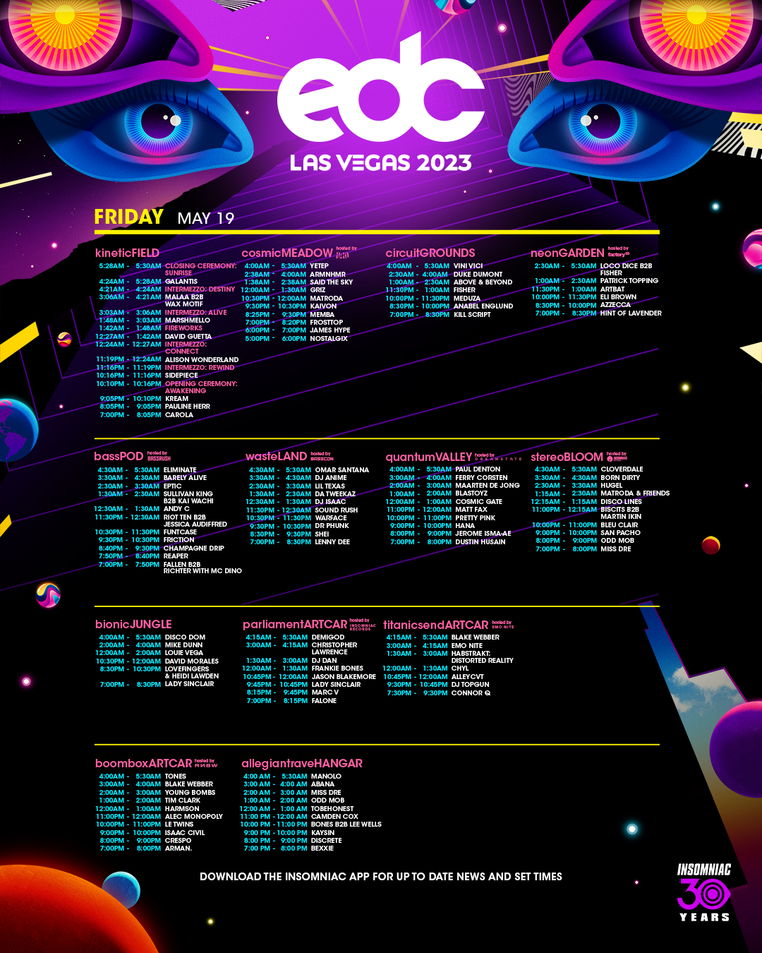 PERHATIKAN: Streaming Langsung EDC Las Vegas 2023;  Semua 3 Hari & Jadwal