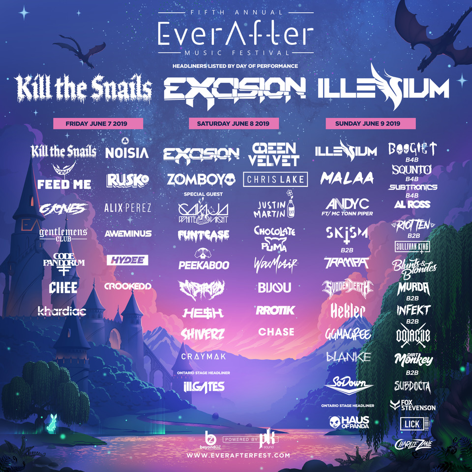 ever after fest, ever after music festival, ever after festival 2019, excision, millennium