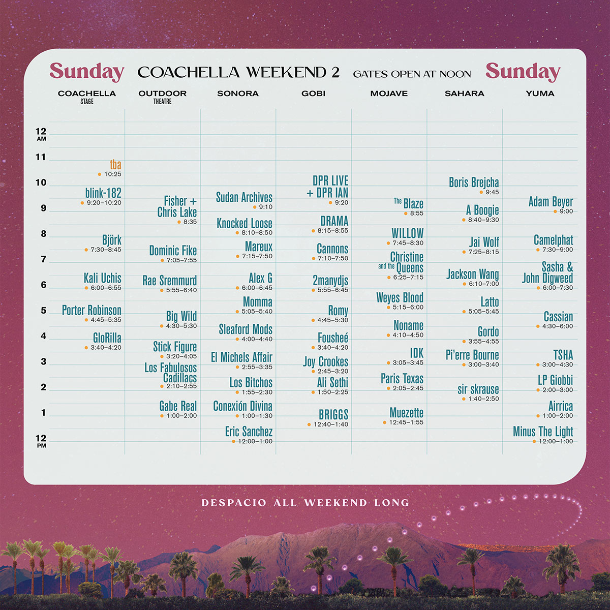 Blink-182 to Headline Coachella 2023 Weekend 2, 'TBA' Act to Close | The  Nocturnal Times